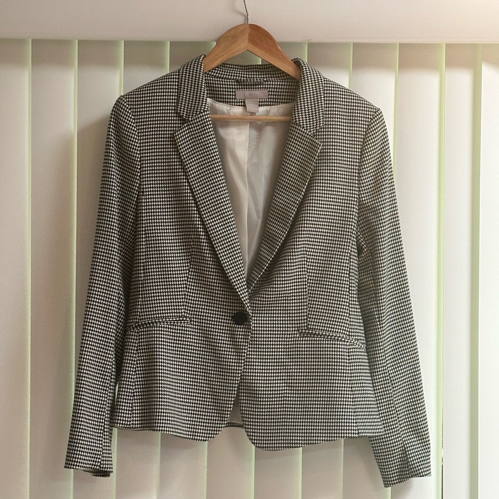 H&M Houndstooth blazer